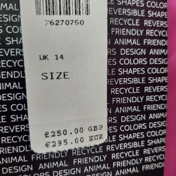 Oofwear The Shapes' Lab Fuchsia Pink Puffer Jacket Women's Size 14 BNWT - Picture 8 of 16